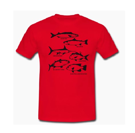 Fish species T shirt and Hoodie