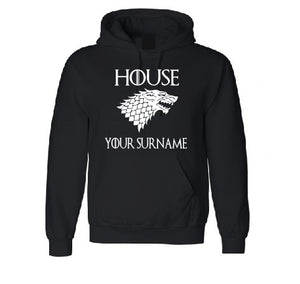 T shirt Hoodie Thrones Game surname inspired and your of